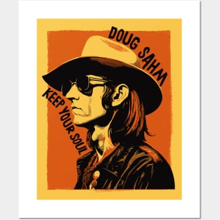 Doug Sahm - Retro Original Fan Artwork Posters and Art